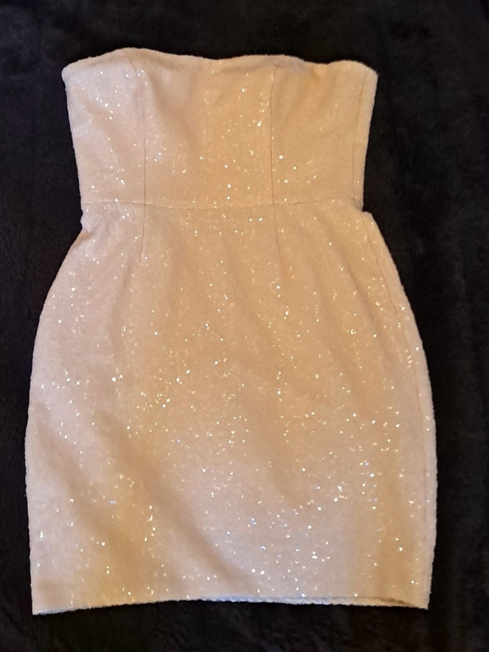 Dress the Population Strapless Sparkle Cindy Dress